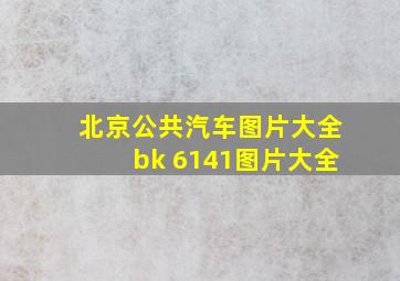 北京公共汽车图片大全bk 6141图片大全